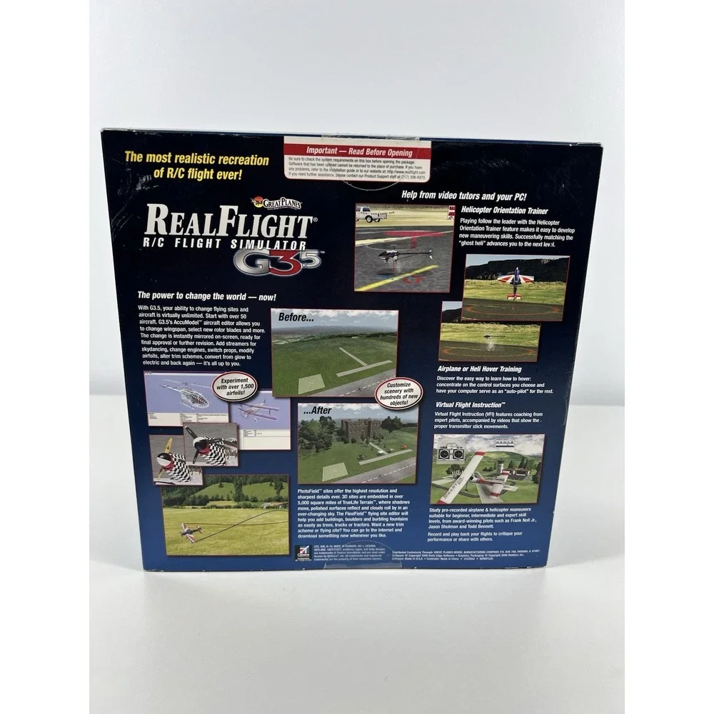 Great Planes Real Flight R/C Flight Simulator G3.5 Controller & Expansion Packs
